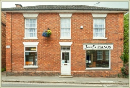 The front of the piano shop in Rothwell