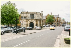 The market place in Rothwell, Northamptonshire