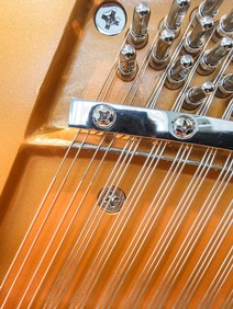 European made piano strings on a Ritmuller piano